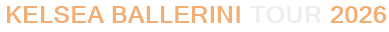 Kelsea Ballerini Tour 2026